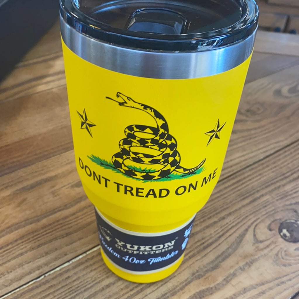 Don't Tread On Me Yukon Outfitters 40oz Tumbler Stainless Steel